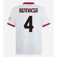 AC Milan Ismael Bennacer #4 Fußballbekleidung Auswärtstrikot 2024-25 Kurzarm